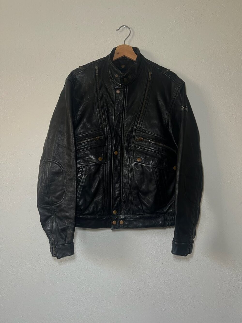 Vintage Hein Gericke German leather motorcycle jacket